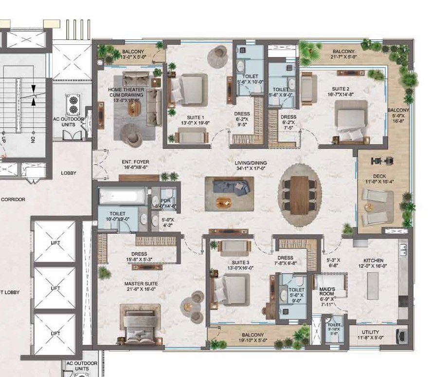 MSN One Floor Plan 5250 Sft